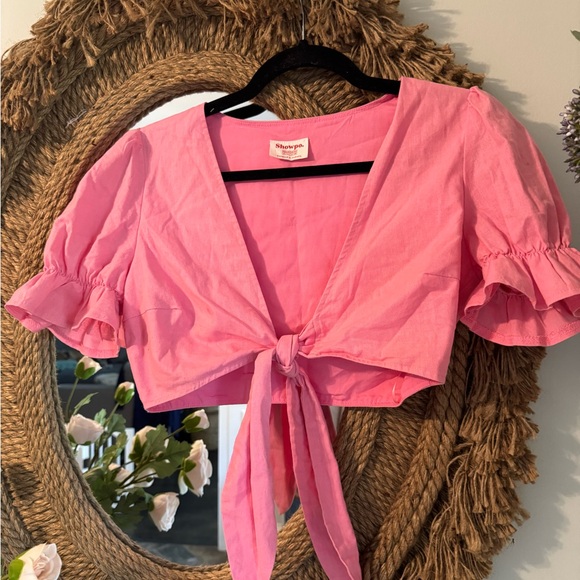 SHOW PO DUNOON TOP IN PINK - US Size 4 - Picture 3 of 8